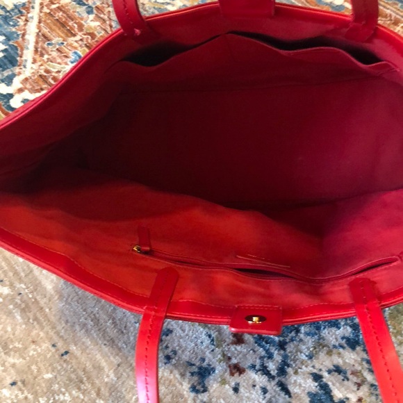 Red Genuine Leather Bag - Picture 4 of 9
